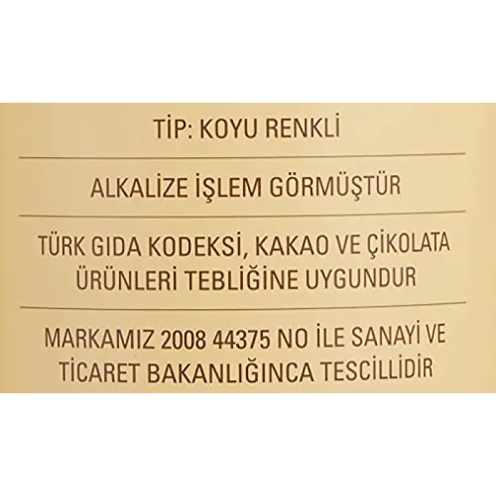 Kakao 250 g Teneke