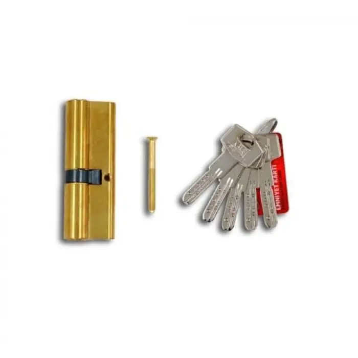 Kale 164BNE Bilyalı Barel Sarı Kapı Kilit, 90 mm