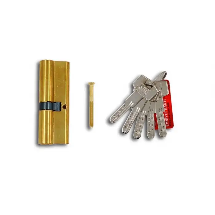 Kale 164BNE Bilyalı Barel Sarı Kapı Kilit, 90 mm