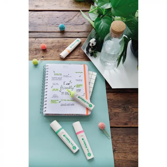 kalemlerine Highlighter 24 EcoLine, doldurulabilir, pembe