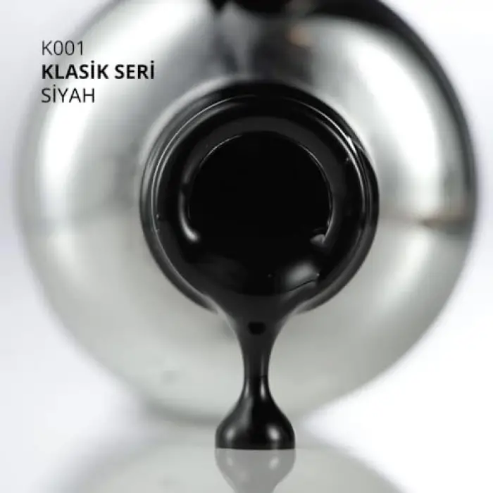 Kalıcı Oje K001 Siyah 4 ml