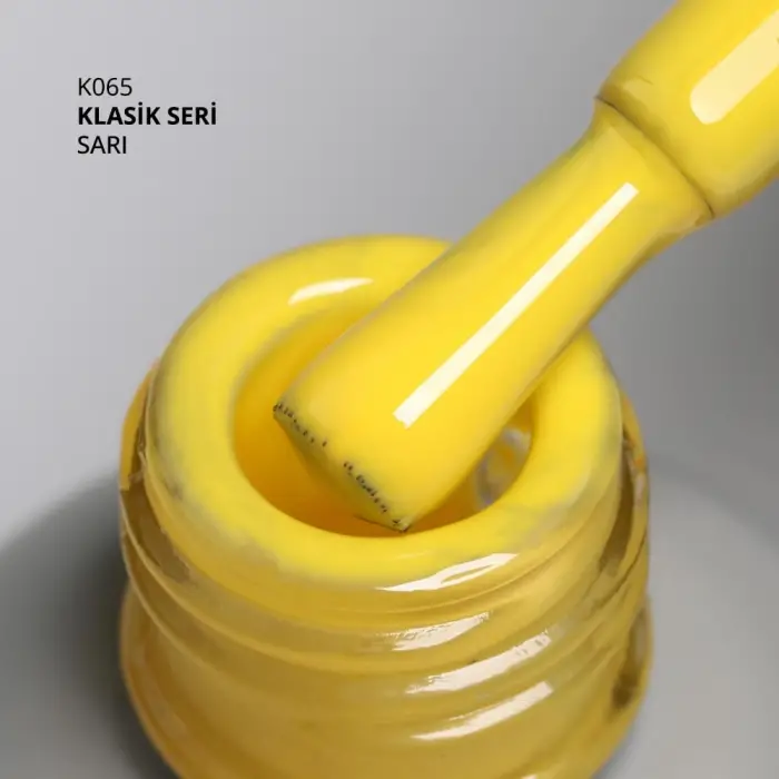 Kalıcı Oje K065 Limon Sarısı 4 ml