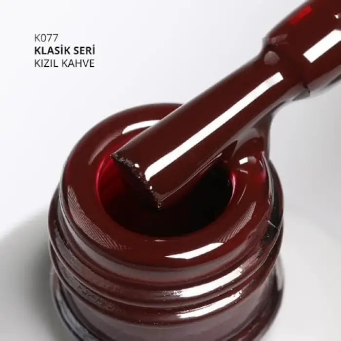 Kalıcı Oje K077 Kızıl Kahve 4 ml