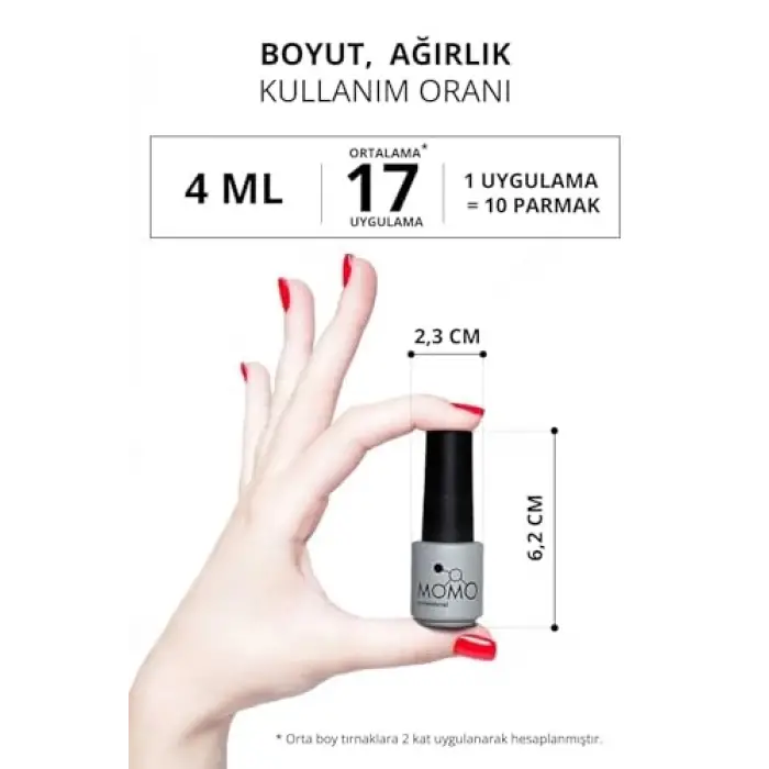 Kalıcı Oje K110 Canlı Nar Çiçeği 4 ml