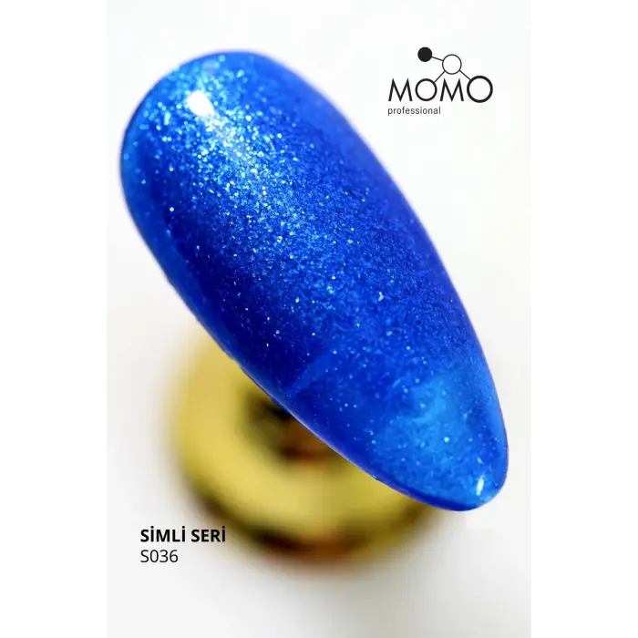 Kalıcı Oje S036 Simli Saks Mavi 14 ml