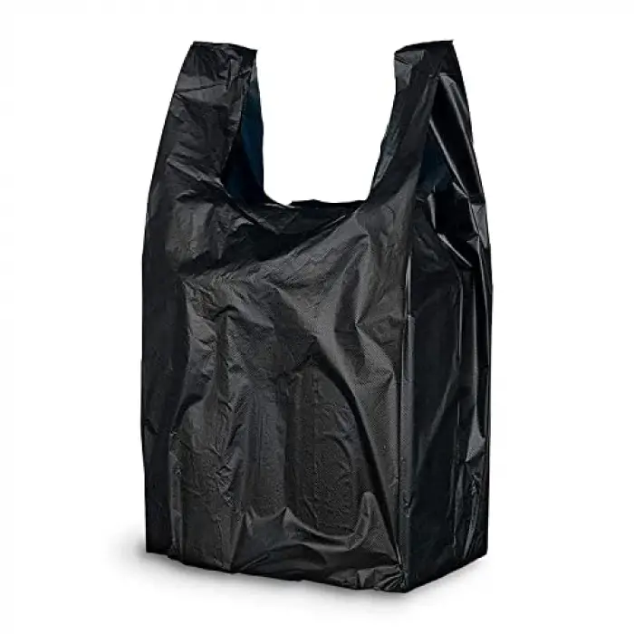 Kalın Siyah Orta Boy 1 Kg Hışır Atlet Poşet