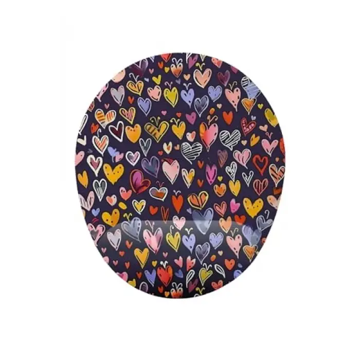 Kalp Desenli Bilek Destekli Mouse Pad