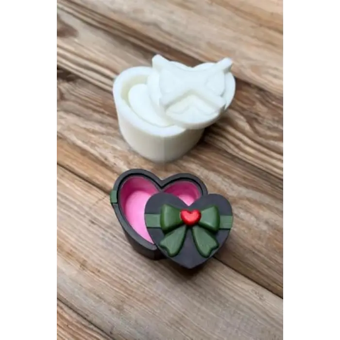 KALP PAKET Kapaklı Silikon Kap Kalıbı