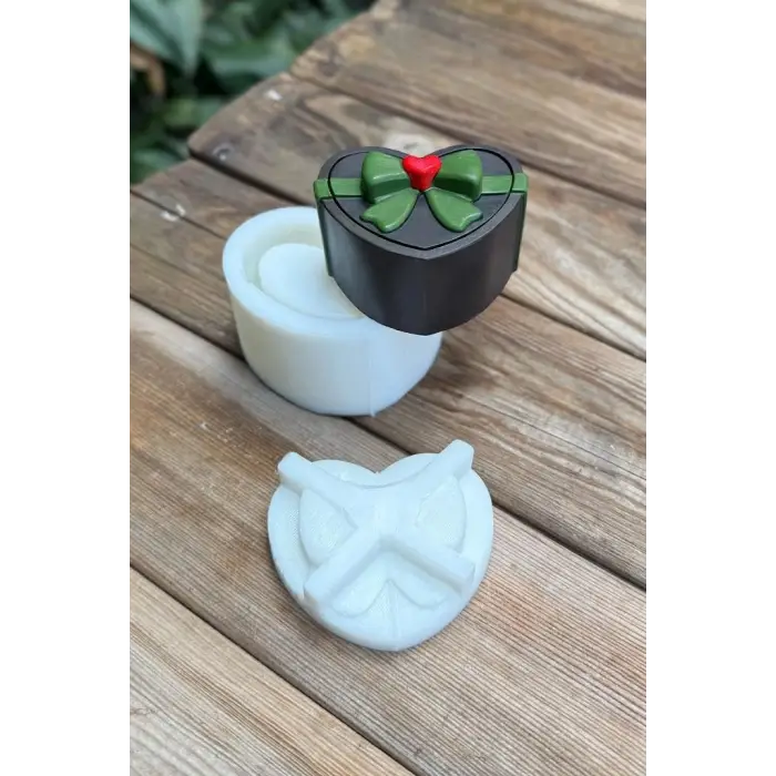 KALP PAKET Kapaklı Silikon Kap Kalıbı