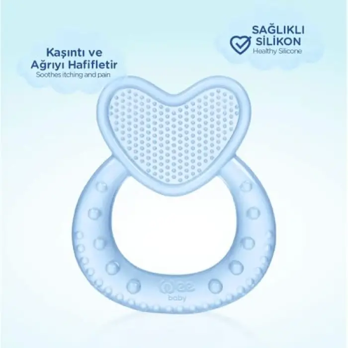 Kalpli Silikon Diş Kaşıyıcı - MAVİ