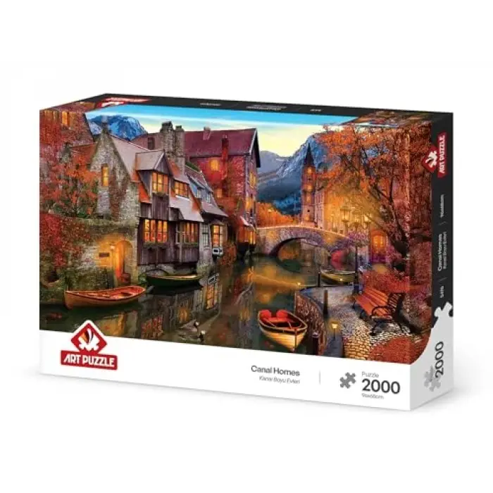 Kanal Boyu Evleri 2000 Parça Puzzle