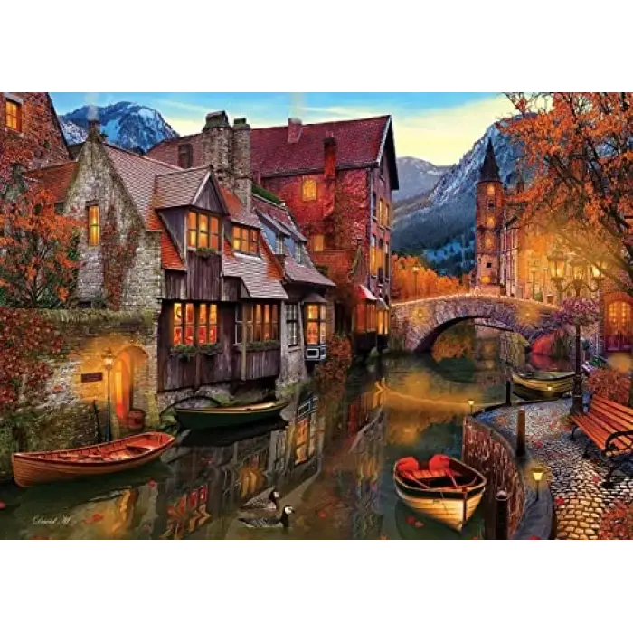 Kanal Boyu Evleri 2000 Parça Puzzle