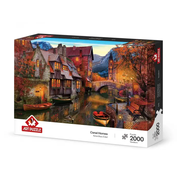 Kanal Boyu Evleri 2000 Parça Puzzle