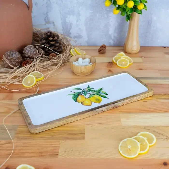 Kangura Limon Dikdörtgen Tepsi Orta