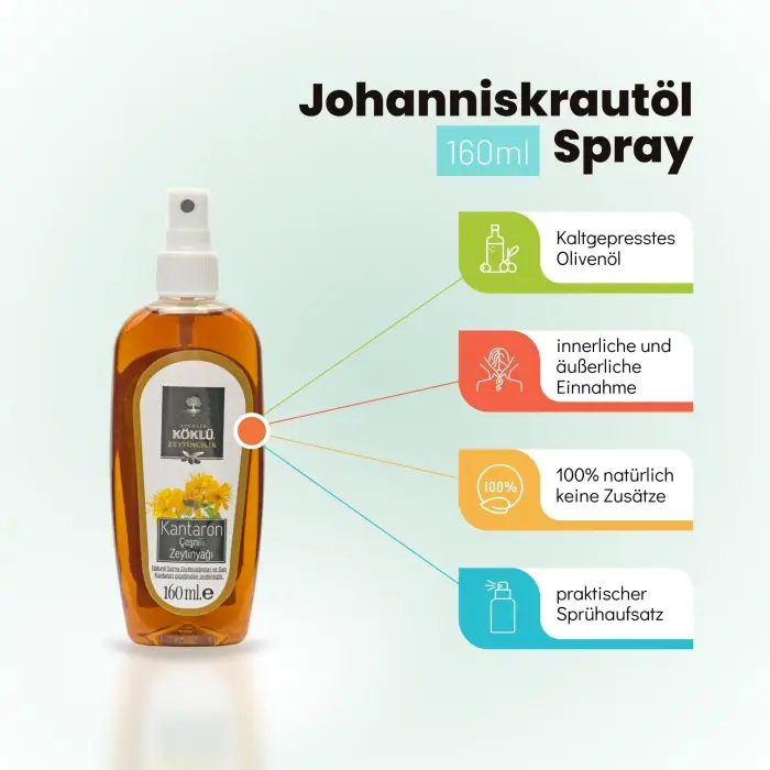 Kantaron Yağı 160 ml Sprey
