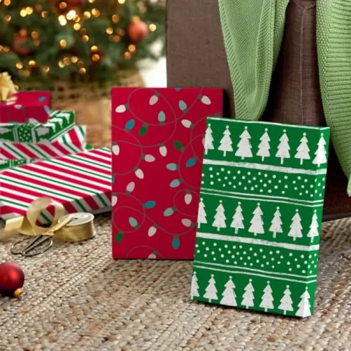 Kapaklı Noel Gömlek Kutuları