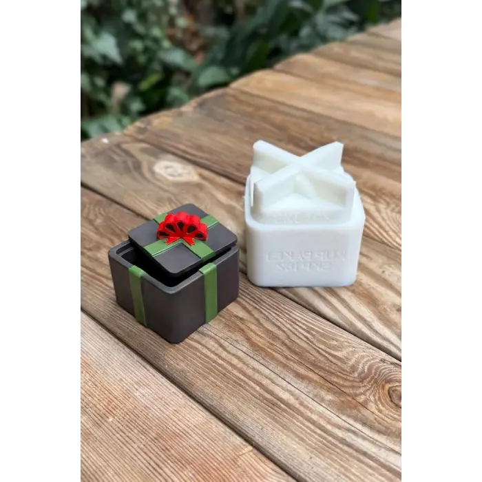 Kapaklı Silikon Kap Kalıbı Küp Paket