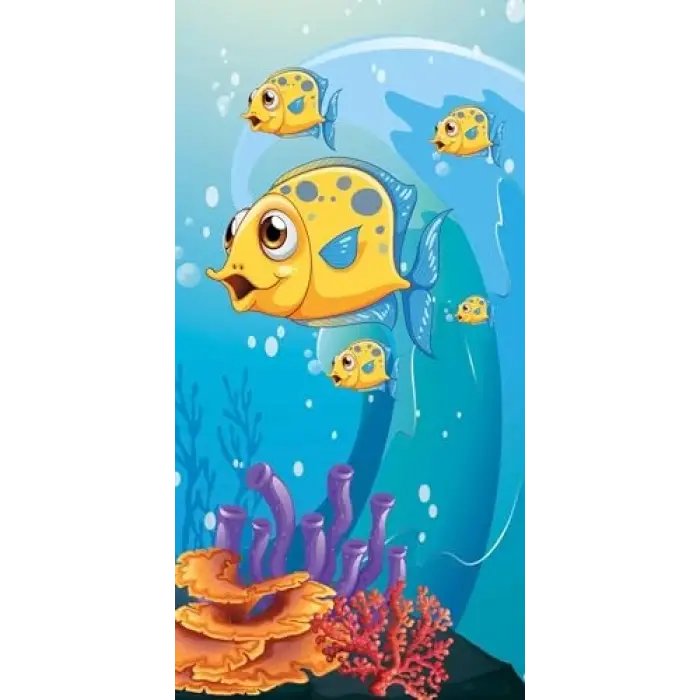 Kapı Giydirme Kapı Sticker Folyosu Balık
