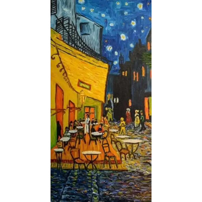 Kapı Giydirme Kapı Sticker Folyosu Cafe Terrace