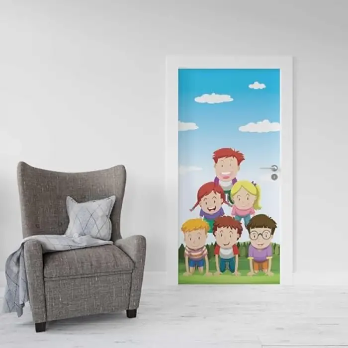 Kapı Giydirme Kapı Sticker Folyosu Çocuk