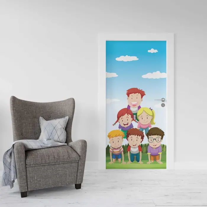 Kapı Giydirme Kapı Sticker Folyosu Çocuk