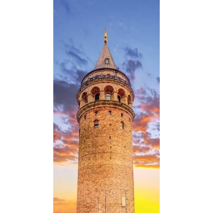 Kapı Giydirme Kapı Sticker Folyosu Galata Kulesi