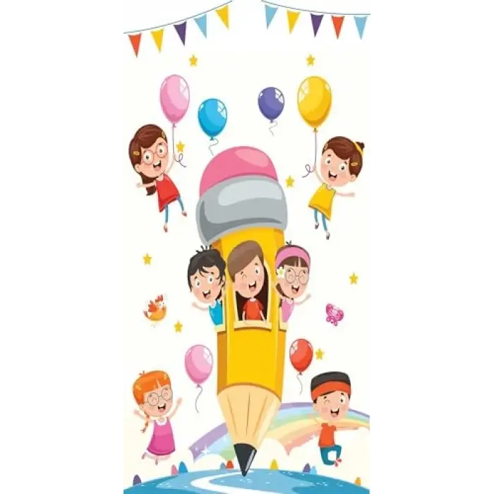 Kapı Giydirme Kapı Sticker Folyosu Kalem Balon