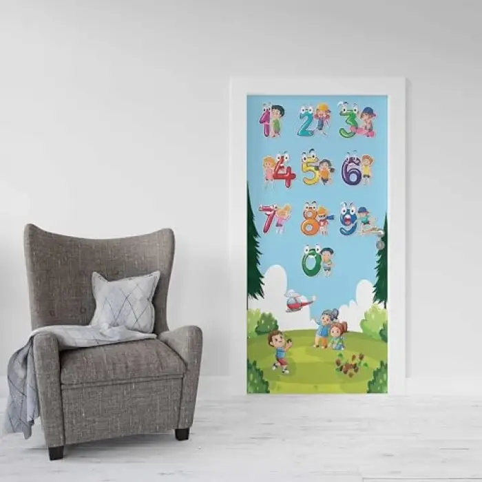 Kapı Giydirme Kapı Sticker Folyosu Sayılar