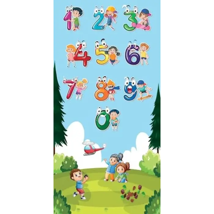 Kapı Giydirme Kapı Sticker Folyosu Sayılar