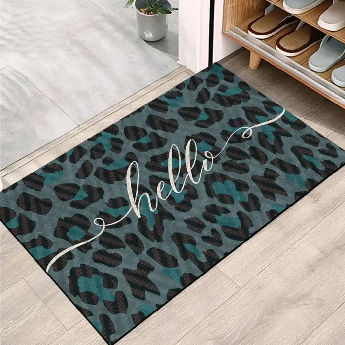 Kapı Önü Paspası - Modern ve Şık Kapı Paspası | Ev, Ofis ve Dış Mekân Kullanımı İçin (Hello Wild) 45x65