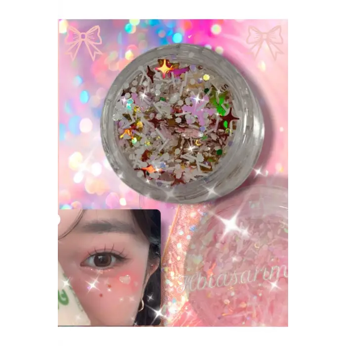 Kar Taneli Pink Glitter Jel Far