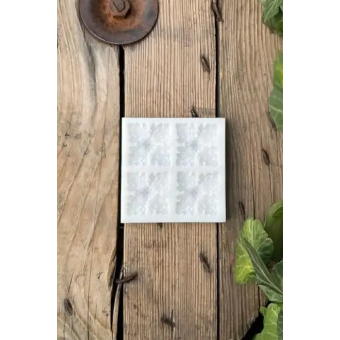 Kar Tanesi Çiçeği Dörtlü Silikon Mum Kalıbı