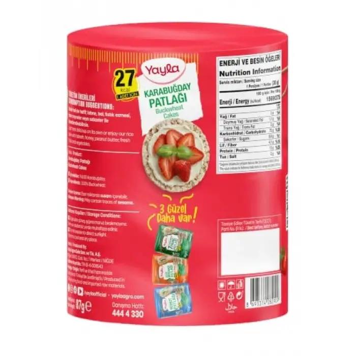 Karabuğday Patlağı Silindir 87 Gram