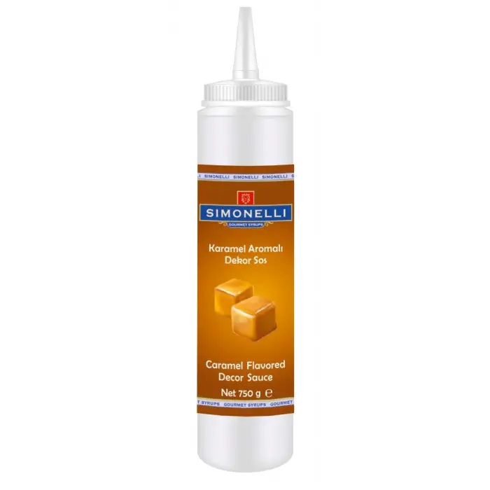 Karamel aromalı dekor sos 750 G