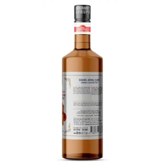 Karamel Aromalı Şurup 700 ML, Pet Şişe