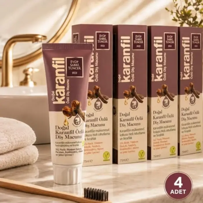 Karanfil Özlü Diş Macunu, 75 ml x 4 Adet