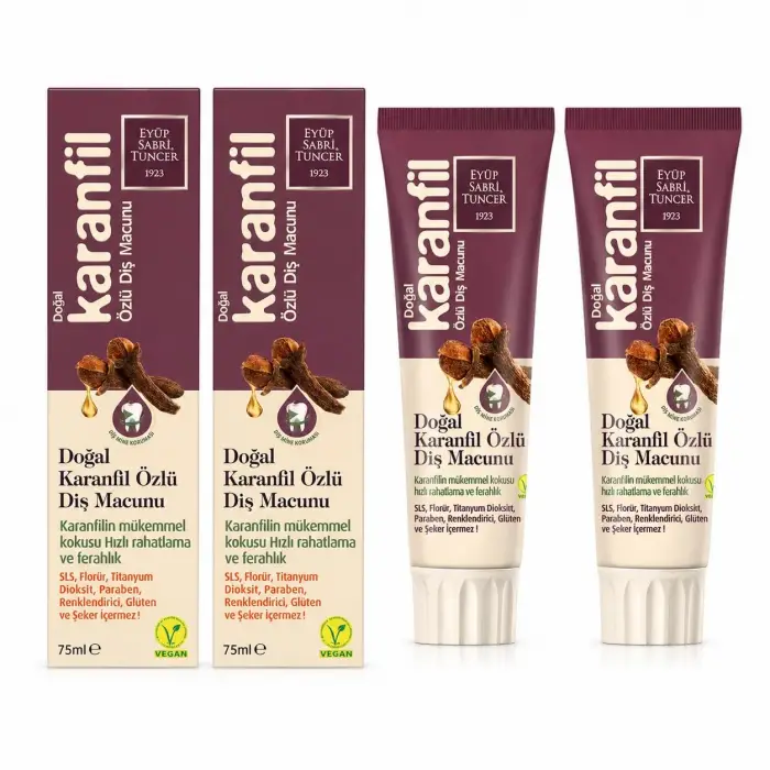 Karanfil Özlü Diş Macunu, 75 ml x 4 Adet