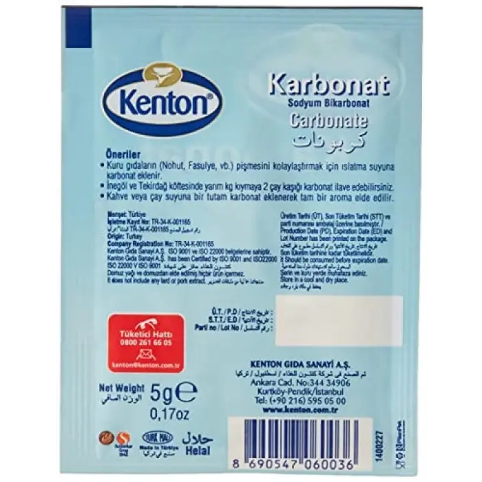 Karbonat 5li, 3lü Paket