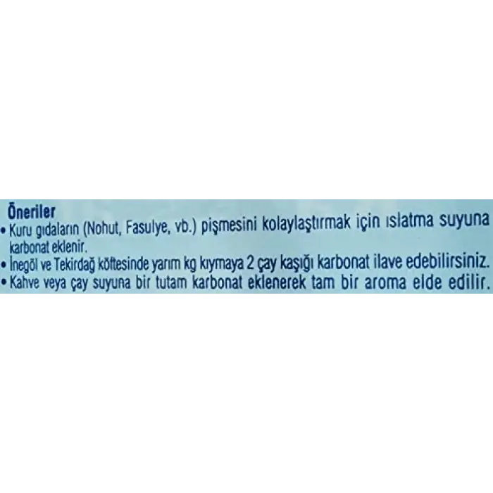 Karbonat 5li, 3lü Paket