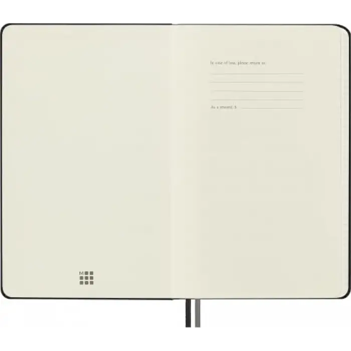 Kareli Kalın Siyah Defter L Boy Sert Kapak (Expanded)