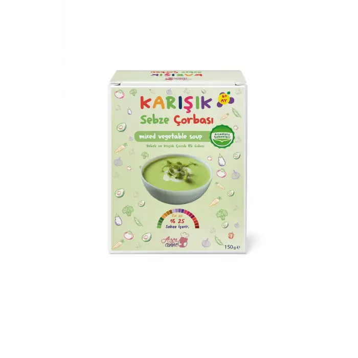 Karışık Sebze Çorbası - 6 + Ay