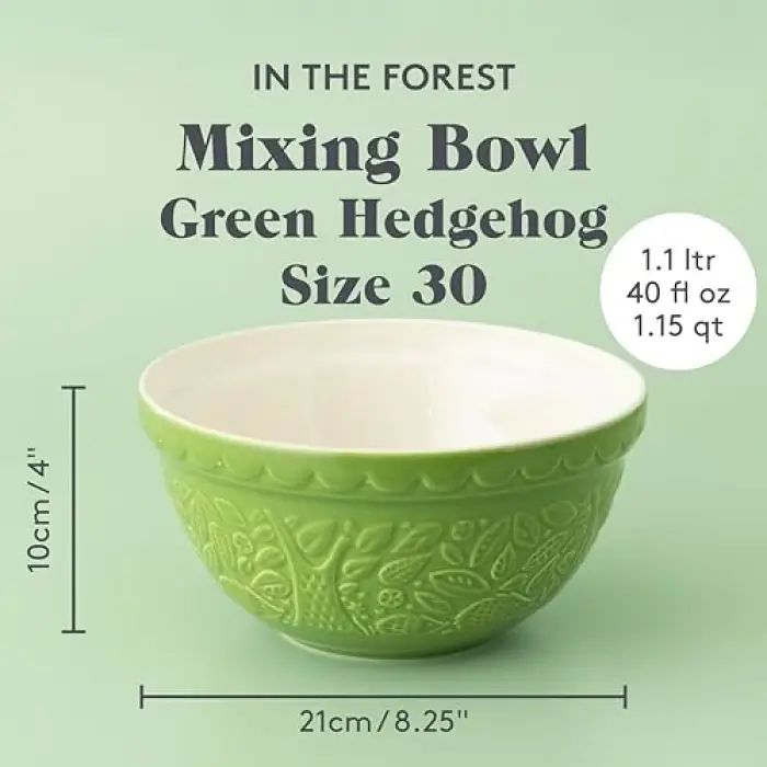 Karıştırma kabı; Green Hedgehog, 21 cm