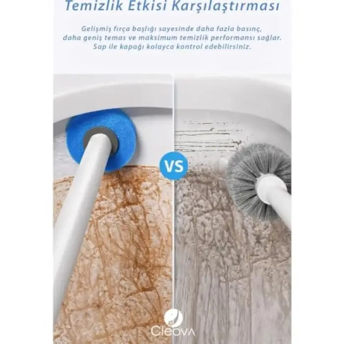 Kartuşlu Tuvalet Fırçalı Çöp Kovası Seti