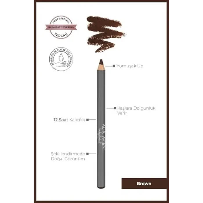 Kaş Kalemi Eyebrow Pencil Brown