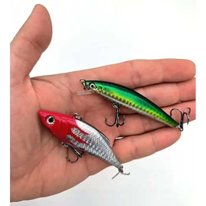 Kaşık, 28 Parça Silikon Rapala Olta Yem ve Aksesuar Seti