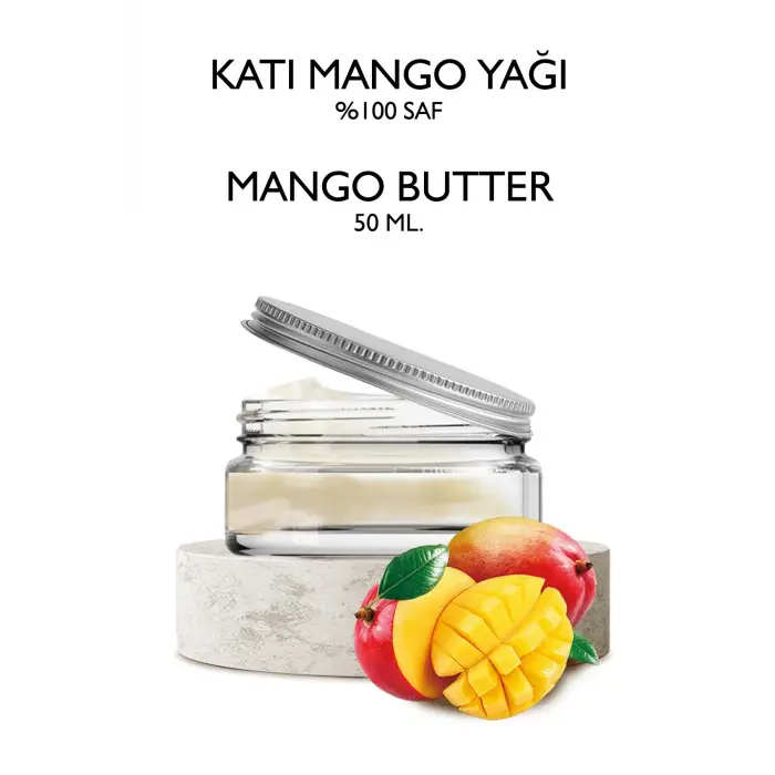 Katı Mango Yağı, Saf Mango Yağı 50 ml