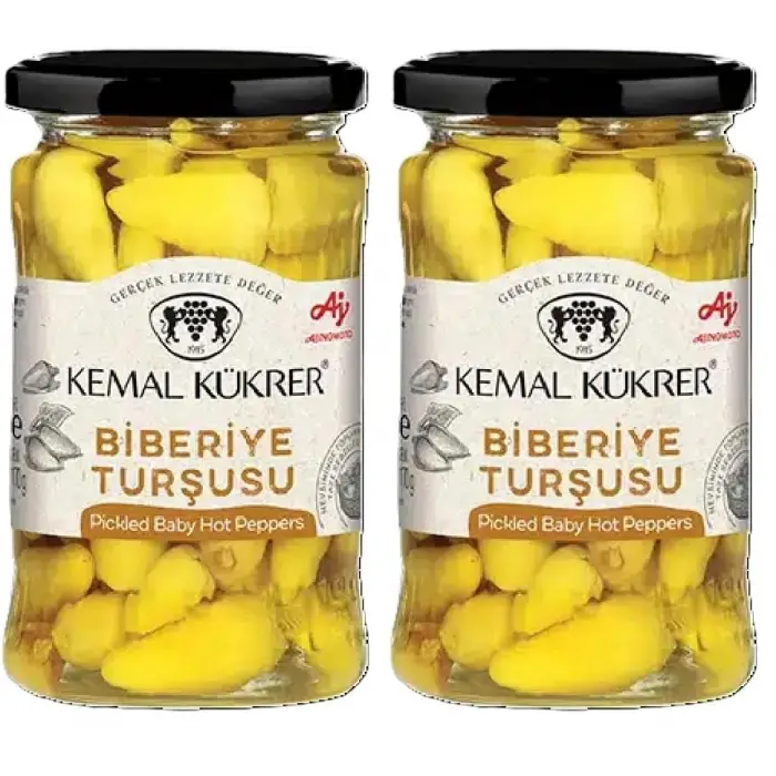 Kavanoz, Biberiye Turşusu Cam 350 cc
