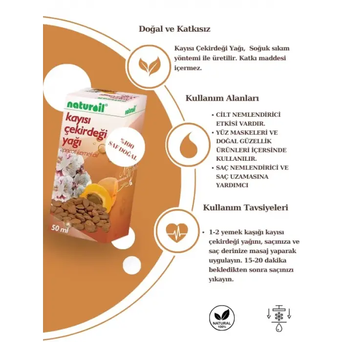 Kayısı Çekirdeği Yağı 50 ML