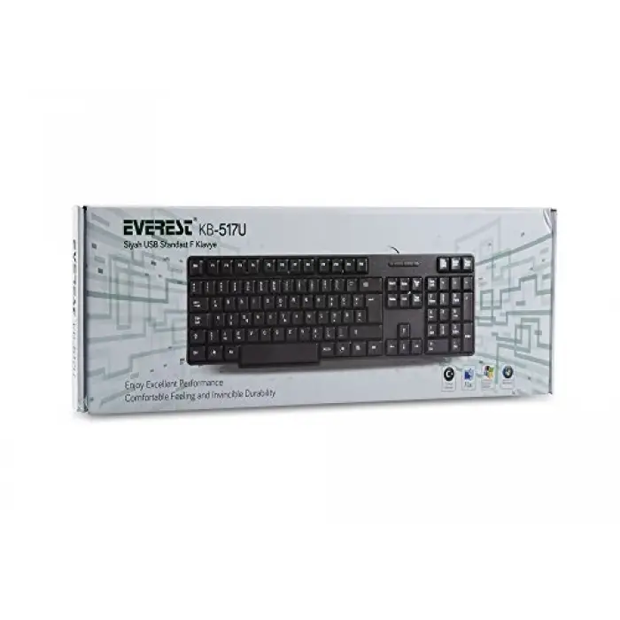 KB-517U Siyah USB F Standart Klavye