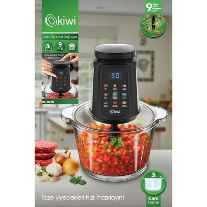 KC-8250 Gıda Doğrayıcı & Öğütücü
